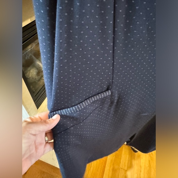 CABi Pin Dot Blazer - Sz Large Navy - Picture 8 of 12